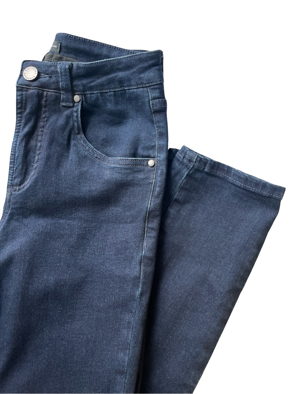 Universal Standard High Rise Skinny Seine 27" Dark Wash Jeans Womens Size 0